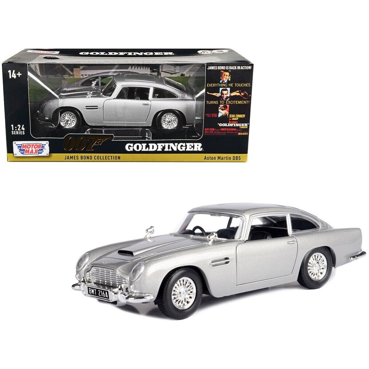 Macheta Aston Martin Db5 James Bond Collection 007 - 1/24 Motormax