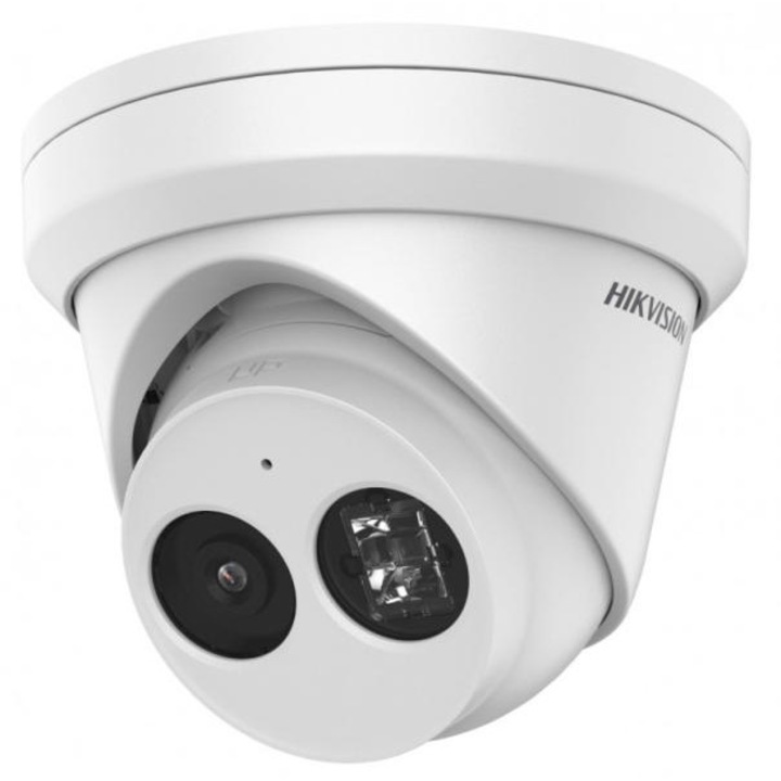 Hikvision Network Pro sorozatú térfigyelő kamera AcuSense DS-2CD2343G2-IU-28 2,8 mm-es AcuSense fix turret hálózati kamerával, 4 MP, 2688x1520