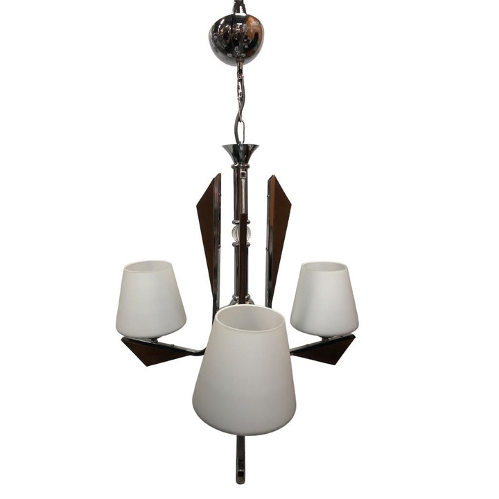 Candelabru trei brate kahve, moderna, E27