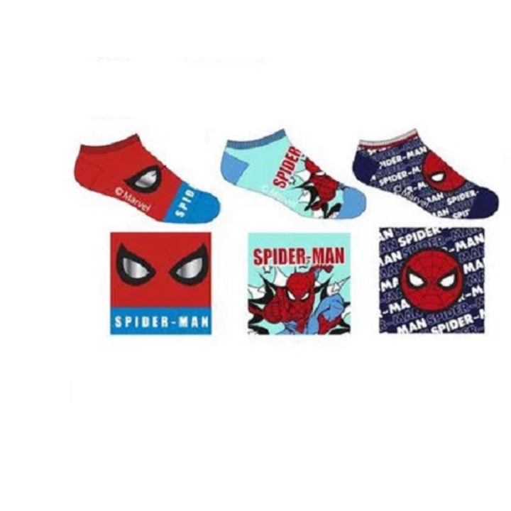 Spiderman, Spiderman Kids Secret Socks 31-34