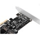 PCIE 2 x SATA 6G + 2 x SATA M.2 adapterhez