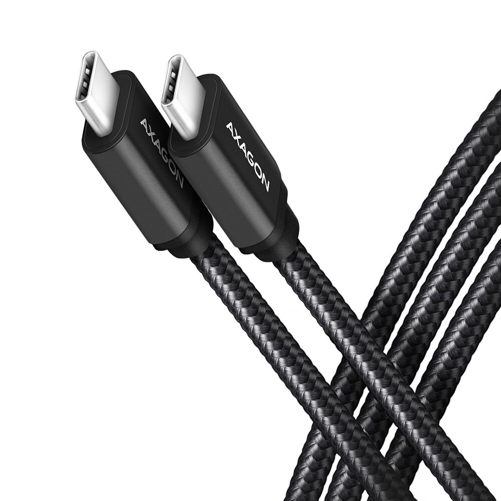 Cablu Axagon SPEED, USB-C / USB-C, QC4.0, 3A, 200cm, negru