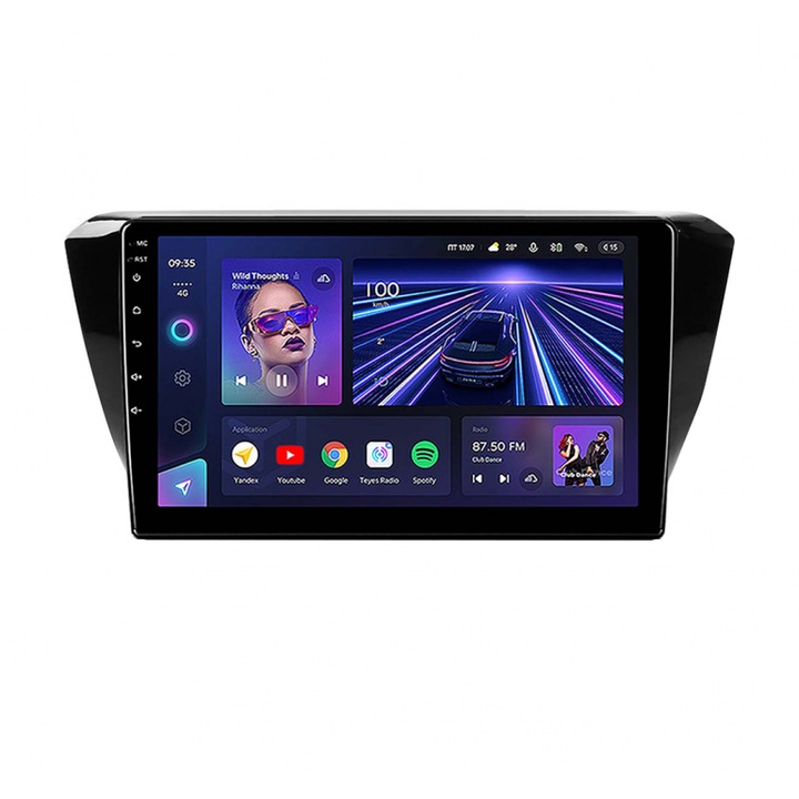 Navigatie dedicata Skoda Superb 3 2015-2019, Teyes CC3, 32GB ROM, 3GB RAM LDDR4, Procesor Octa-core 8 x 1.8Ghz, Display QLED 10.2", Apple CarPlay, Android Auto, Waze, WiFi, 4G SIM, 3 x USB, Bluetooth 5.1, DSP