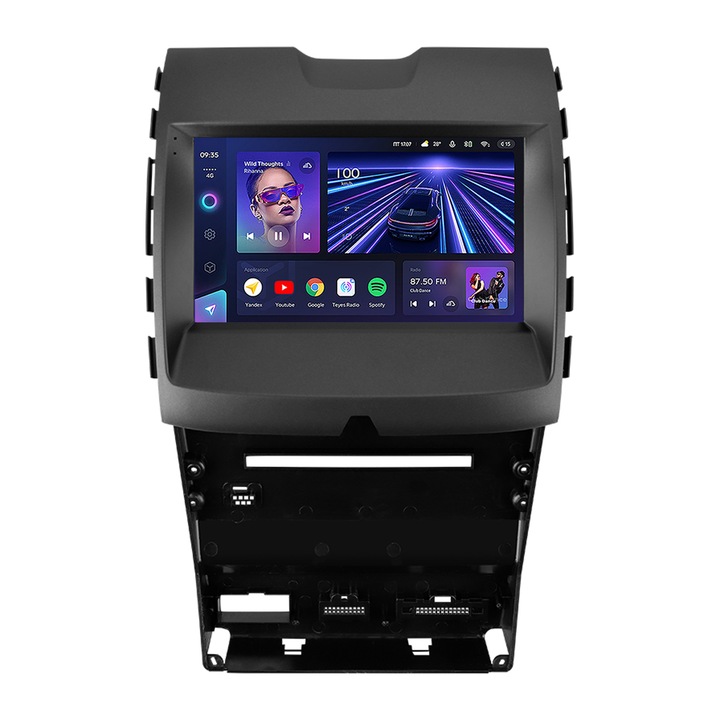 Dedikált navigáció Ford Edge 2 2015-2018, Teyes CC3, 64 GB ROM, 4 GB RAM LDDR4, Nyolcmagos processzor 8 x 1,8 Ghz, QLED kijelző 9", Apple CarPlay, Android Auto, Waze, WiFi, 4G SIM, 3 x USB, Bluetooth 5.1, DSP