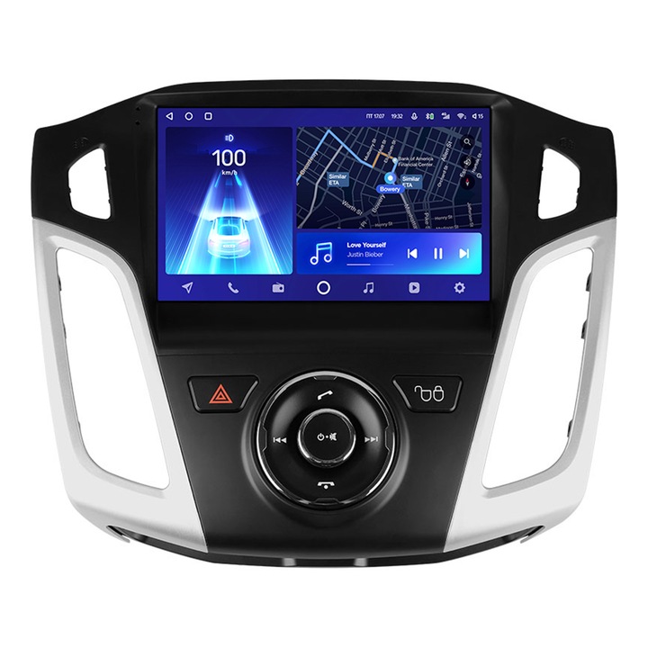 Navigatie dedicata Ford Focus 3 2011-2019, Teyes CC2, 64GB ROM, 4GB RAM LDDR3, Procesor Octa-core 8 x 1.8Ghz, Display QLED 9", Waze, WiFi, 4G SIM, 3 x USB, Bluetooth 5.1, DSP