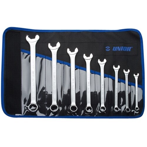 Set chei combinate in cutie de carton Unior model IBEX, 8-22 mm / 8 piese