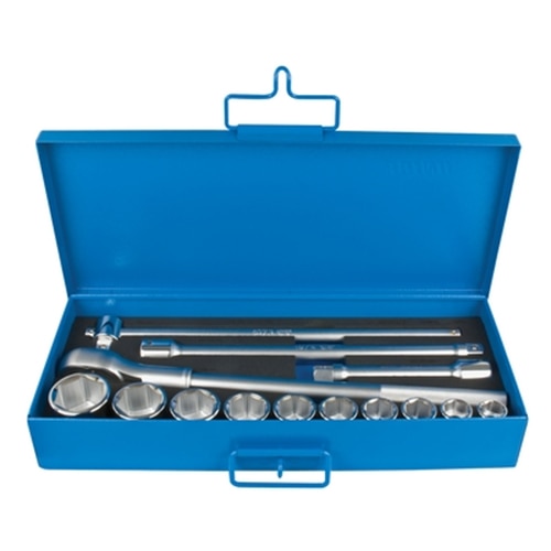 Trusa chei tubulare prindere de 3/4 inch Unior in cutie metalica, 22-50mm / 14 piese