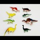 8 db dinoszaurusz figura készlet, Park Kids Dinosaur, puha gumi, 15 cm, tarka, Vision XXI