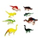 8 db dinoszaurusz figura készlet, Park Kids Dinosaur, puha gumi, 15 cm, tarka, Vision XXI