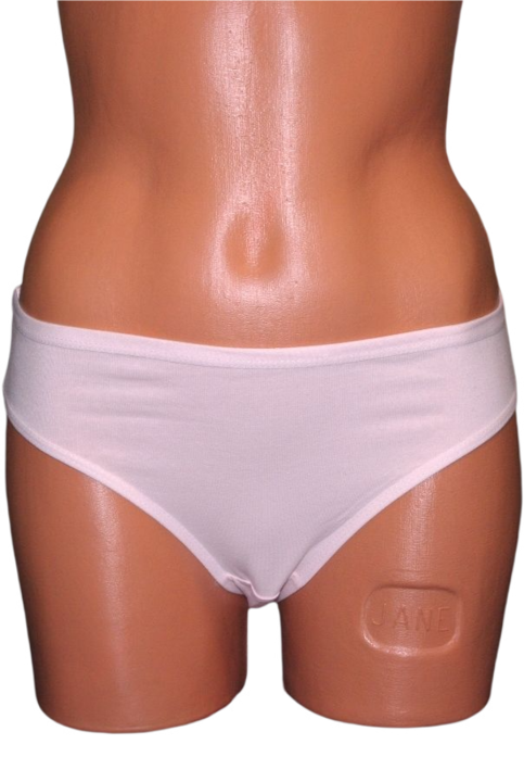 Lenjerie de dama elastica, din bumbac, in stil thailandez, roz pal, 2, Roz pal