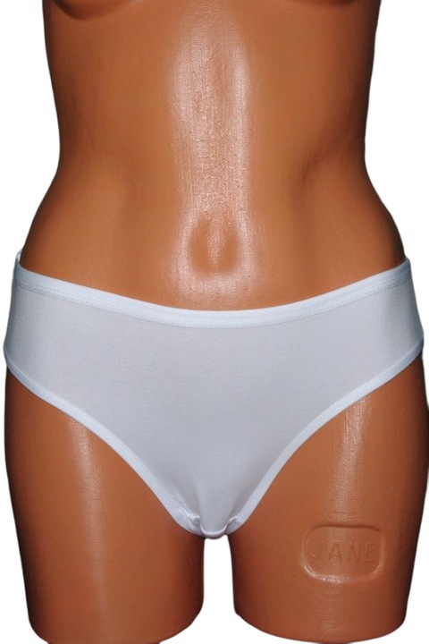 Lenjerie de dama elastica, din bumbac, in stil thailandez, alb, 2 buc, Alb
