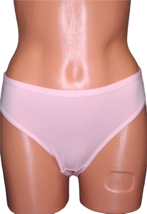 Lenjerie de dama elastica, din bumbac, in stil thailandez, roz pastel, 2 buc, Roz pastel