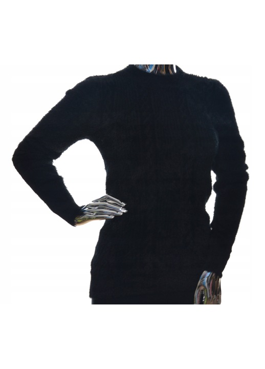 Női pulóver, LC2, Poliamid, Fekete, Univerzális méret