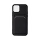 Capac Protectie Spate Colectia Soft Card Slot Compatibil Cu iPhone 14 - Negru