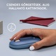 Logitech Pebble M350 Vezeték nélküli egér, Kék