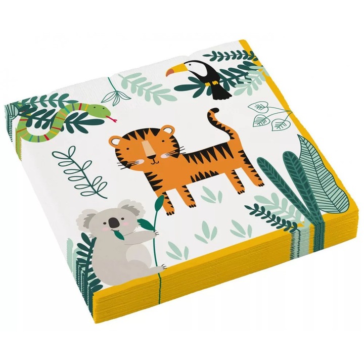 Вземете салфетка Wild 16 части 33x33см