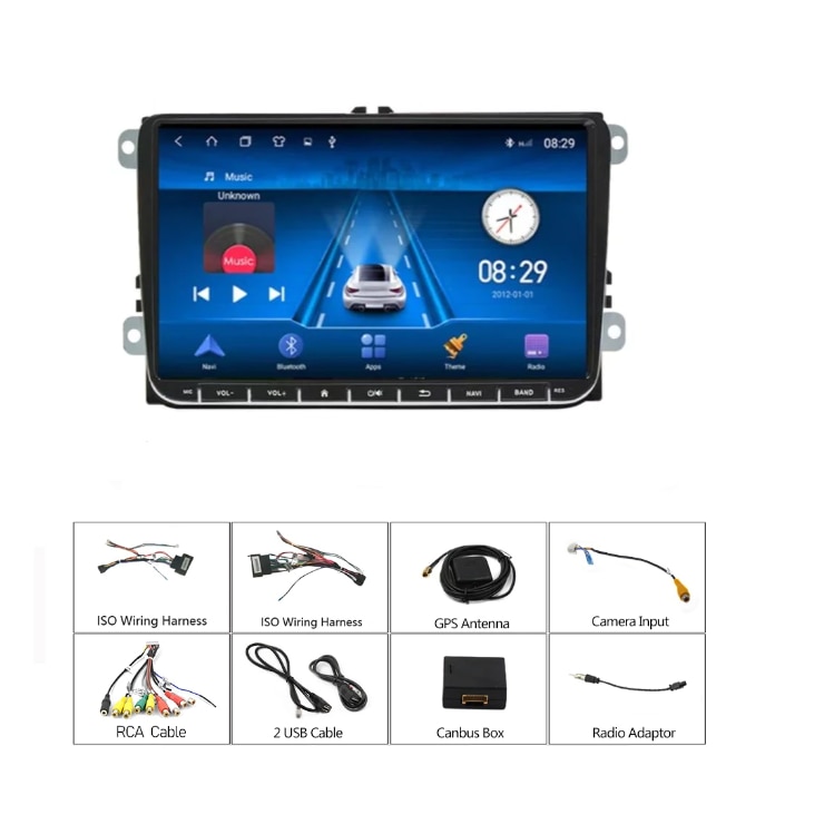 Navigatie NOX, Ecran 9 inch, Sistem de operare Android 10, 2 GB