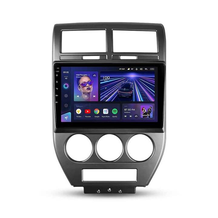 Navigatie dedicata Jeep Compass 1 2006-2010, Teyes CC3, 32GB ROM, 3GB RAM LDDR4, Procesor Octa-core 8 x 1.8Ghz, Display QLED 10.2", Apple CarPlay, Android Auto, Waze, WiFi, 4G SIM, 3 x USB, Bluetooth 5.1, DSP