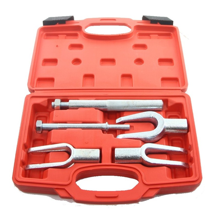 Trusa extractoare pentru pivoti, rotule, capete de bara, 5 piese, Silver