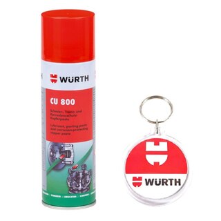 Wurth 08938001 Pasta Di Rame CU 800 – 100gr, Antigrippante E Anticorrosiva, Alta Temperatura Da -20°C A +1200°C