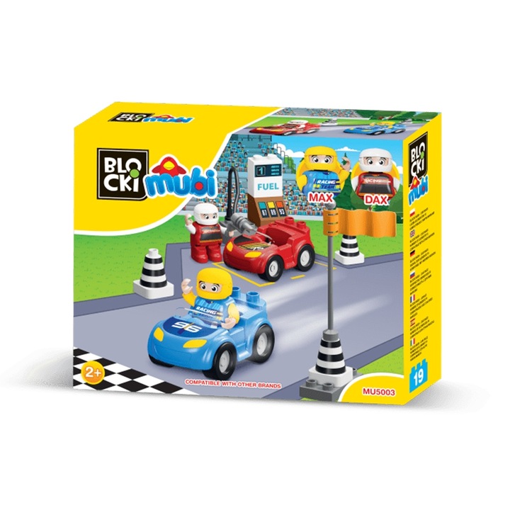 Конструкторска игра, Mubi Race, 19 части, 7Toys