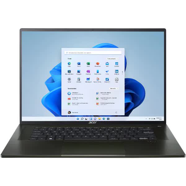 Laptop ACER Swift Edge SFA16-41-R77B, AMD Ryzen 7 PRO 6850U pana la 4.7GHz, 16" WQUXGA, 32GB, SSD 2TB, AMD Radeon Graphics 680M, Windows 11 Pro, Negru