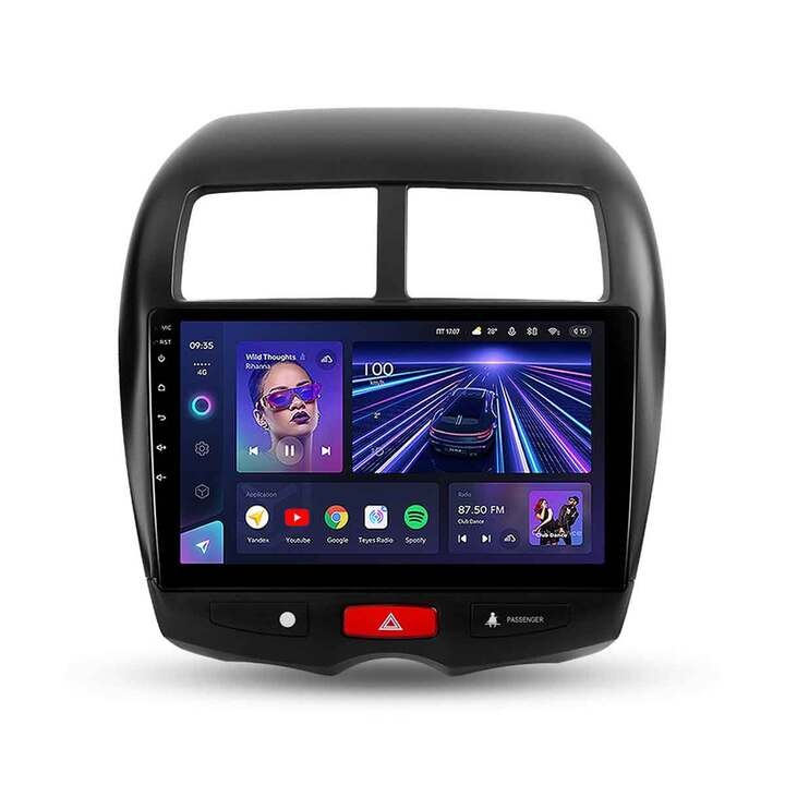 Navigatie dedicata Mitsubishi ASX 2010-2016, Teyes CC3, 32GB ROM, 3GB RAM LDDR4, Procesor Octa-core 8 x 1.8Ghz, Display QLED 10.2", Apple CarPlay, Android Auto, Waze, WiFi, 4G SIM, 3 x USB, Bluetooth 5.1, DSP