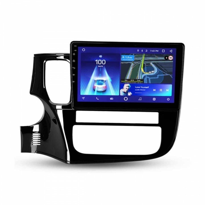 Navigatie dedicata Mitsubishi Outlander 3 2018-2021 B, Teyes CC2, 128GB ROM, 6GB RAM LDDR3, Procesor Octa-core 8 x 1.8Ghz, Display QLED 10.2", Waze, WiFi, 4G SIM, 3 x USB, Bluetooth 5.1, DSP