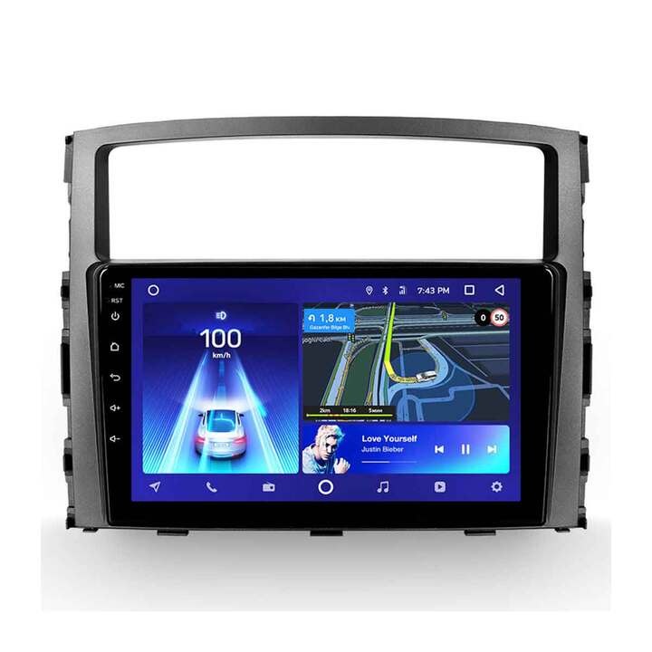 Navigatie dedicata Mitsubishi Pajero 4 V90 2006-2014, Teyes X1, 32GB ROM, 2GB RAM LDDR3, Procesor Octa-core 8 x 1.6Ghz, Display IPS 9", Waze, WiFi, 4G SIM, 2 x USB, Bluetooth 5.1, DSP