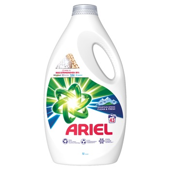 Detergent de rufe lichid Ariel Mountain Spring, 43 spalari