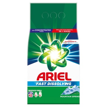 Detergent de rufe pudra Ariel Color, 40 spalari, 2.475 kg