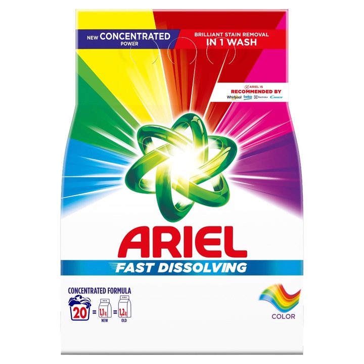 Ariel Color mosópor, 20 mosás, 1.1kg