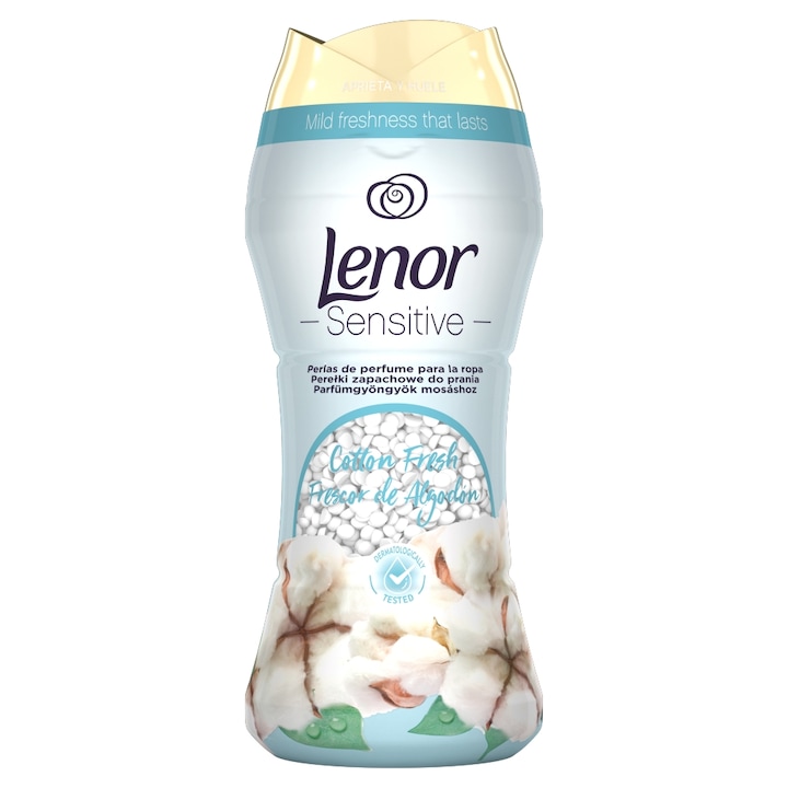 Lenor Cotton Fresh parfümgyöngyök mosáshoz, 210g