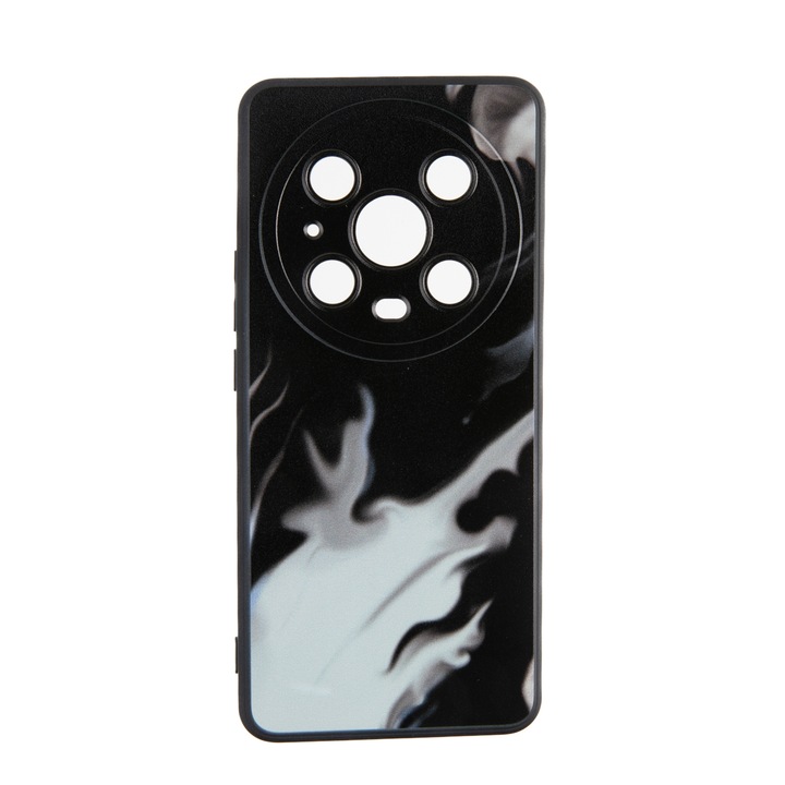 Capac Protectie Spate Colectia Soft Waves Compatibil Cu Honor Magic 4 Pro 5g - Negru