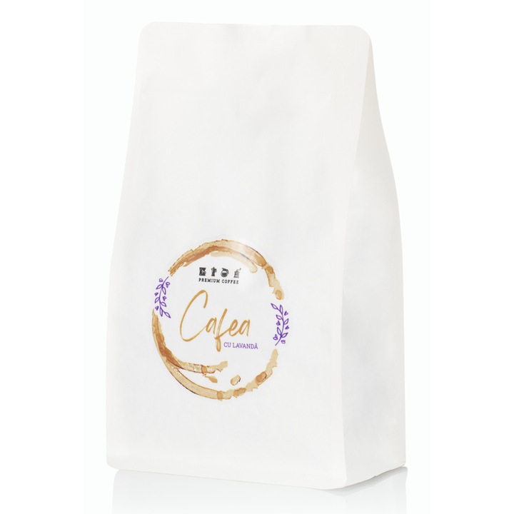 Cafea macinata cu lavanda, Aroma florala discreta si relaxanta, Nucul din lavanda ®, 250 g
