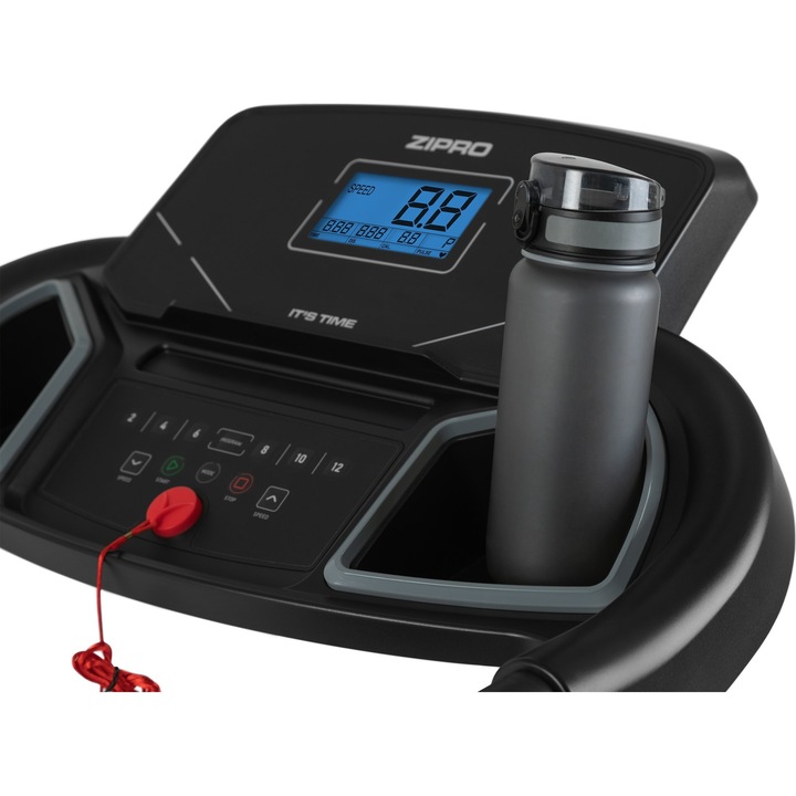 Banda alergare electrica Zipro Colt, 1.5CP, 0.8-12 km/h, greutate maxima utilizator 110kg