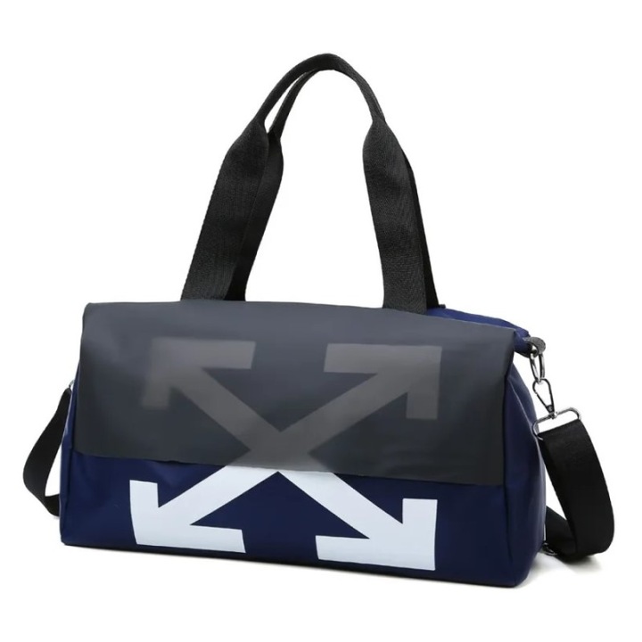 Geanta sport, impermeabila, Escalate, 40x22x18 cm, Albastra