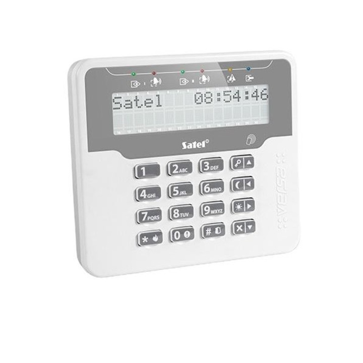 Аларма VERSA-LCDR-WH, SATEL, Бяло/Сиво