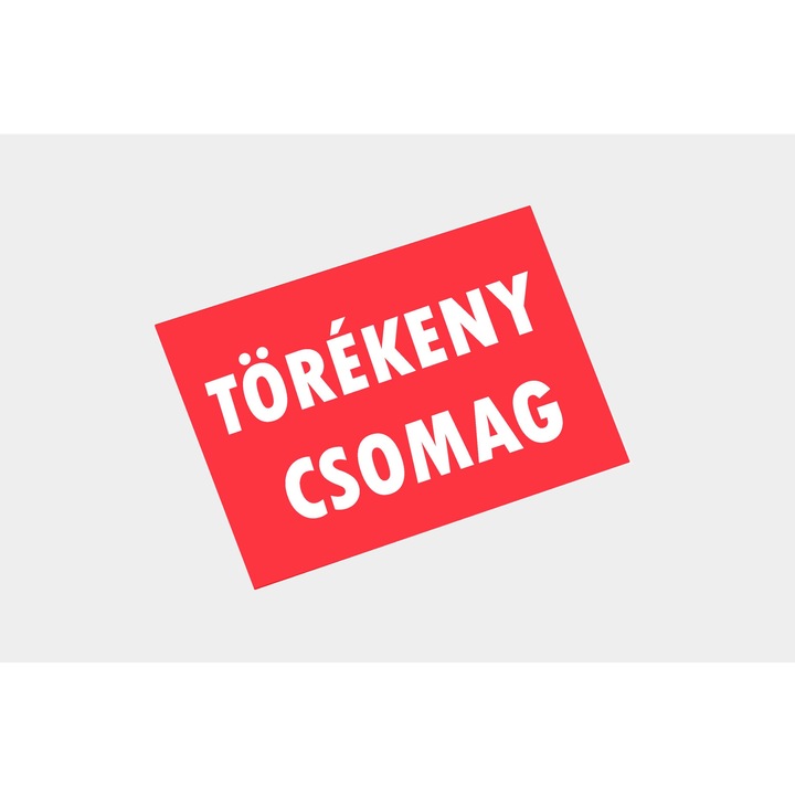 Információs öntapadós matrica-Törékeny csomag 500 db