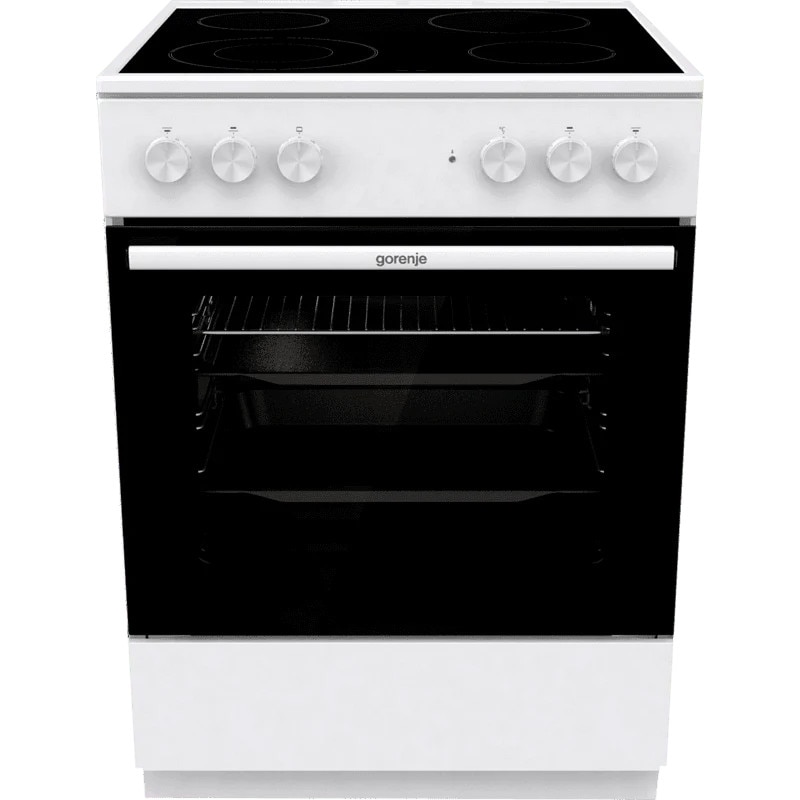 Aragaz vitroceramica, Gorenje, A, 71 l, 9 functii, Alb