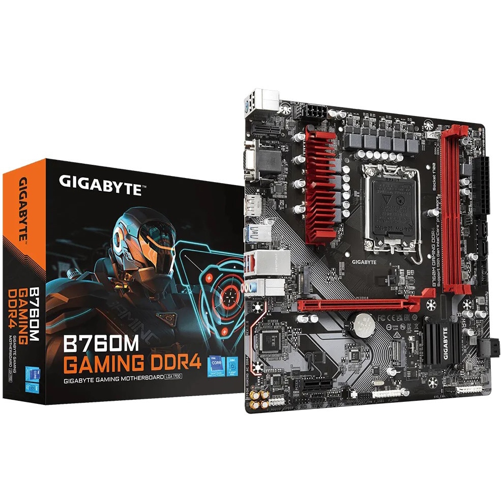 Placa de baza Gigabyte B760M GAMING DDR4, Socket 1700