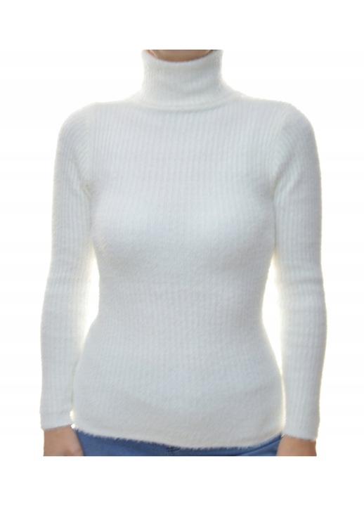 Női pulóver, LC2, Poliamid, Fehér, Univerzális méret