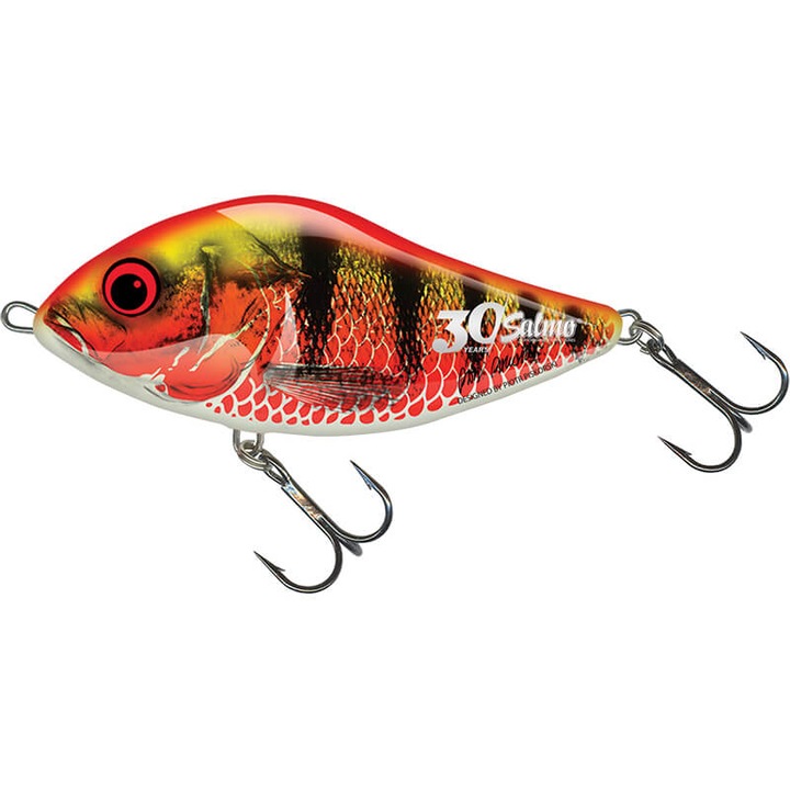 Vobler Salmo Slider Limited Edition 30th Anniversary Sliders 10cm, culoare Holo Red Perch