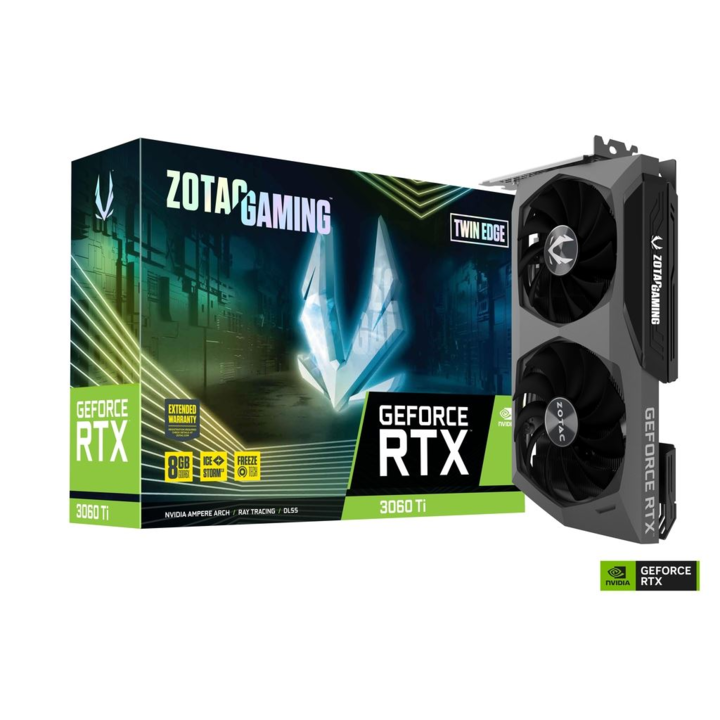 Zotac GeForce RTX 3060 Ti 8GB GDDR6X Twin Edge videokártya (ZT-A30620E-10P) (ZT-A30620E-10P)