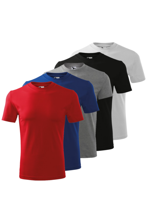 5 db unisex póló készlet, többszínű, 101CLASSIC-5X12