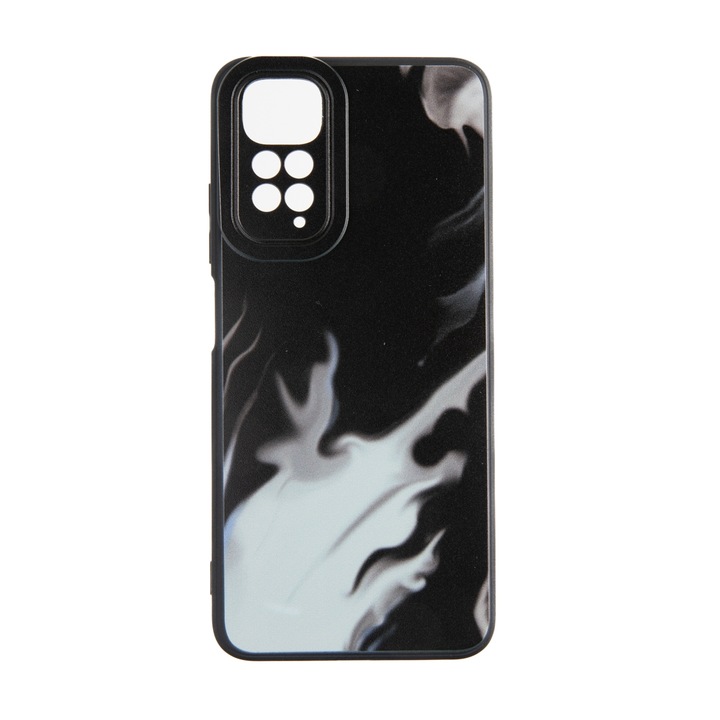 Capac Protectie Spate Colectia Soft Waves Compatibil Cu Xiaomi Redmi Note 11 - Negru