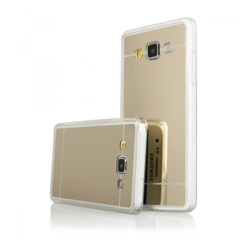 Husa Spate Fashion Samsung Galaxy A3 2016 Mirror Gold