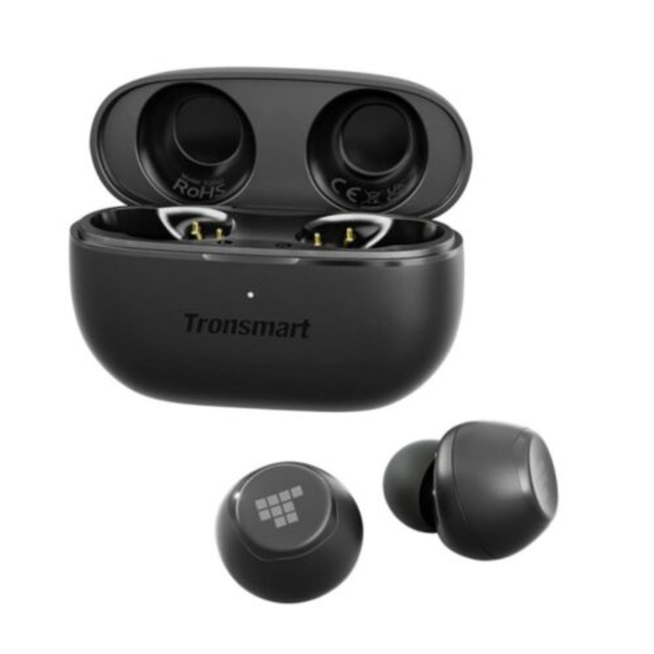 Tronsmart Onyx Pure TWS Bluetooth 5.3 vezeték nélküli vízálló fülhallgató - 832950 - fekete