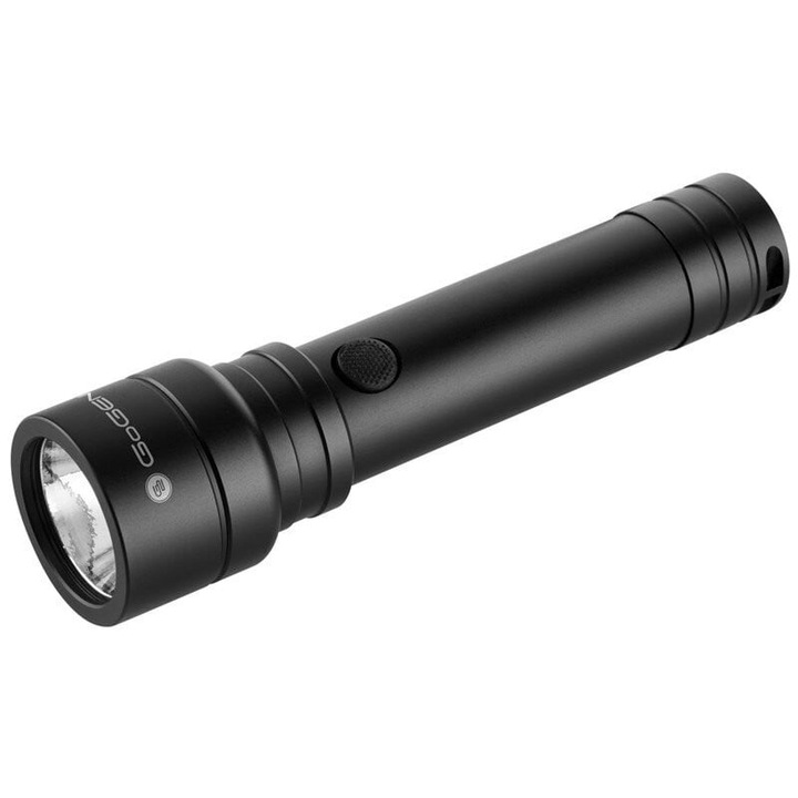 GOGFL03B фенерче, 1100 lm, IP46, включена батерия 18650, USB, алуминий, черно