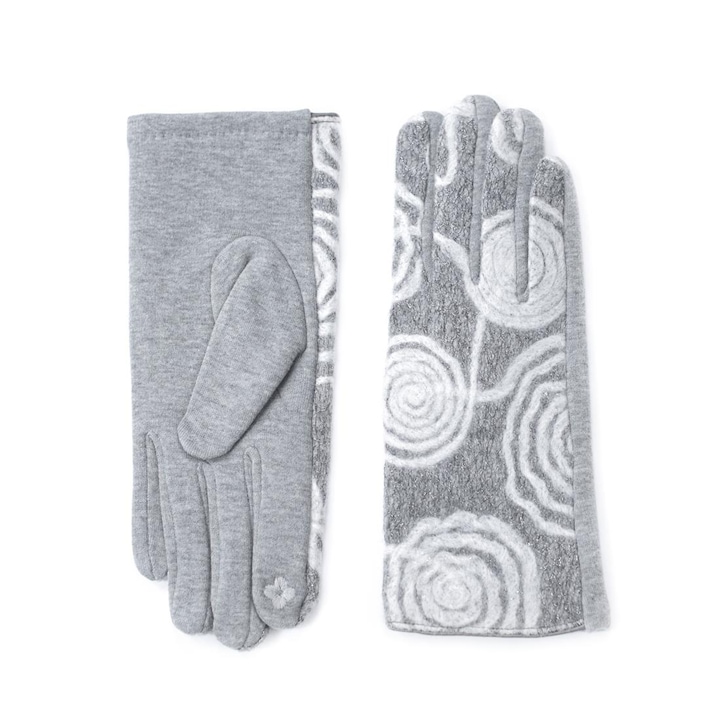 Дамски ръкавици Ulverstone, Art of Polo, Памук/Полиестер/Еластан, Сиво/Бяло, Един размер
